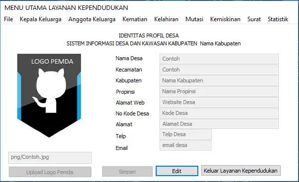 Download web tool or web app Sistem Informasi Desa Kawasan