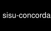 Run sisu-concordance in OnWorks free hosting provider over Ubuntu Online, Fedora Online, Windows online emulator or MAC OS online emulator