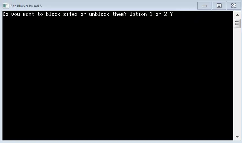 Download web tool or web app Site blocker