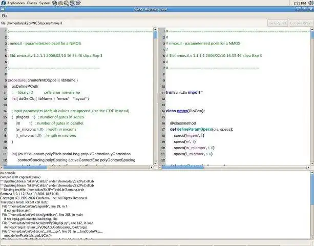 Download web tool or web app Sk2Py to run in Windows online over Linux online