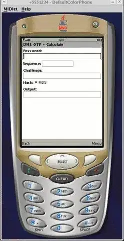 Download web tool or web app S/Key Generator for J2ME architecture