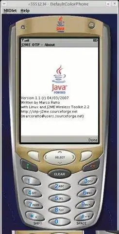 J2ME 아키텍처용 웹 도구 또는 웹 앱 S/키 생성기 다운로드