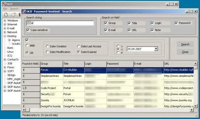 Download web tool or web app SKIF - Personal Password  Data Sentinel