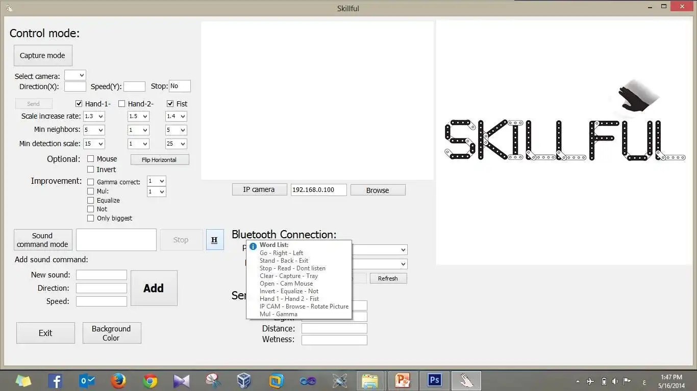 Download web tool or web app skillful robot