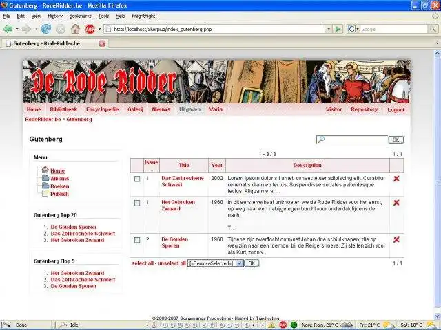 Download web tool or web app Skorpiuz CMS