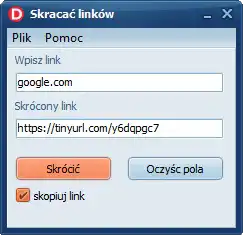 Download web tool or web app Skracacz linków