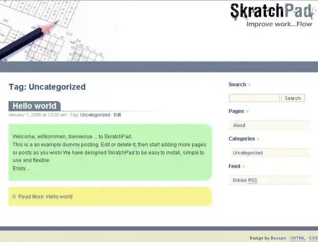 Download web tool or web app SkratchPad
