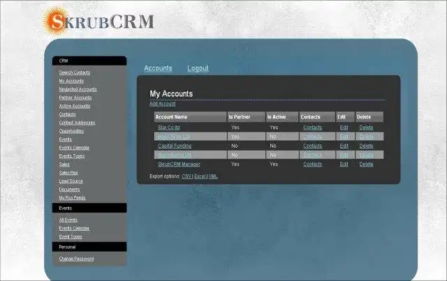 Download web tool or web app SkrubCRM