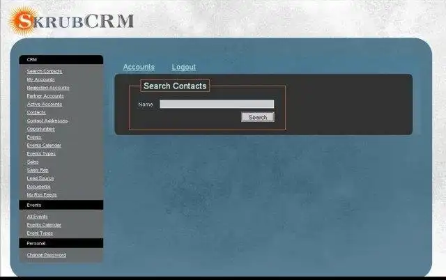 Unduh alat web atau aplikasi web SkrubCRM