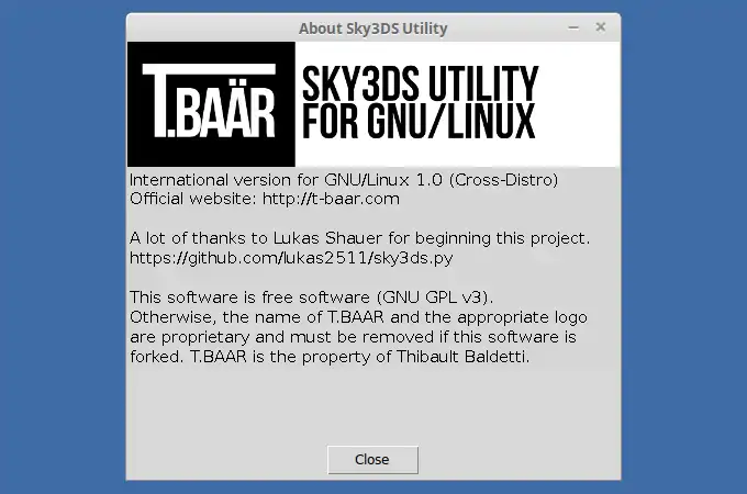 Mag-download ng web tool o web app Sky3ds utility para sa Mac at Linux