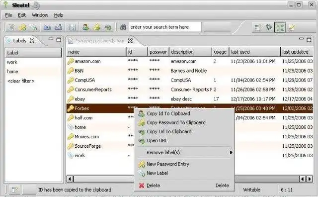 Download web tool or web app Sleutel: An RCP based Password Manager