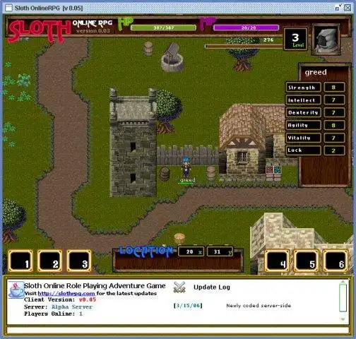 Mag-download ng web tool o web app Sloth Online RPG para tumakbo sa Linux online