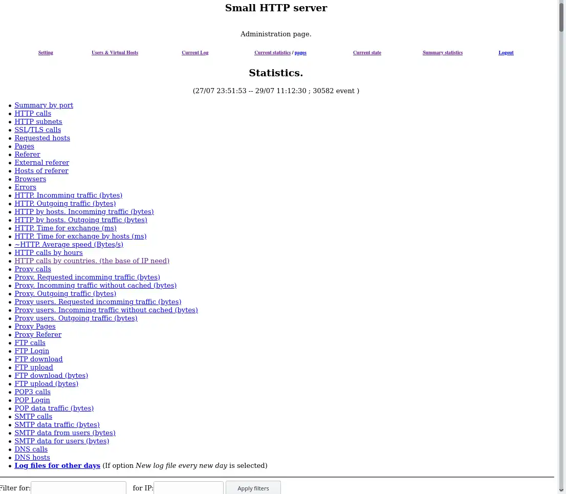 Download webtool of webapp Kleine HTTP-server