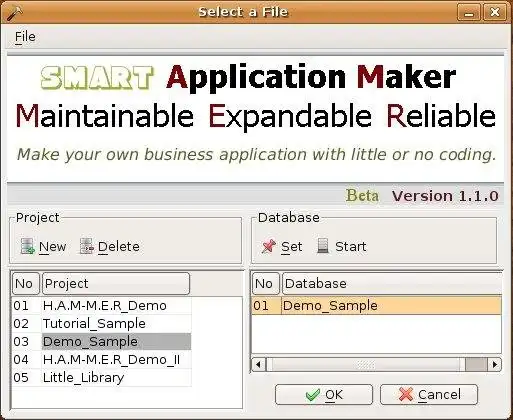 Download web tool or web app Smart Application Maker