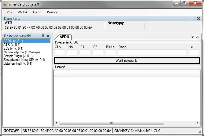 Download webtool of webapp SmartCard Suite