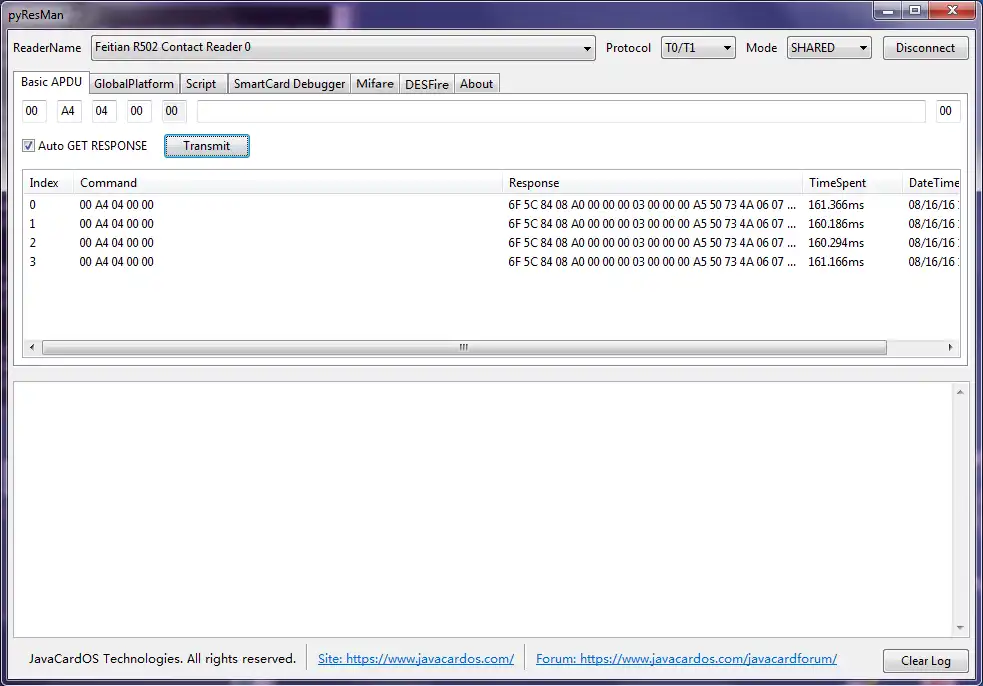 Download web tool or web app Smart-Card-Tool-pyResMan