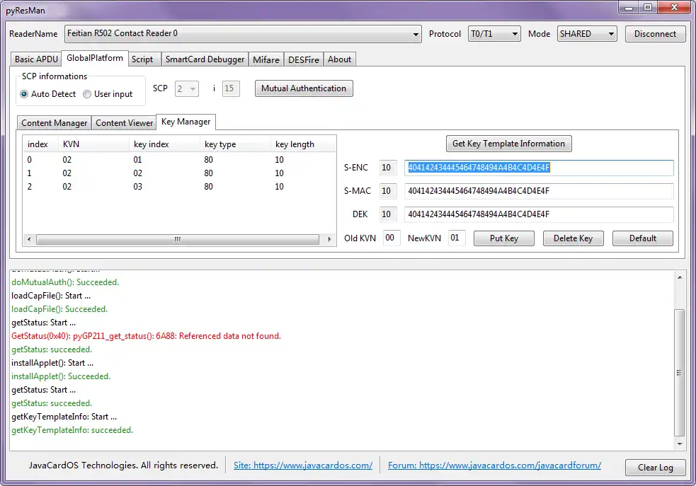 Download web tool or web app Smart-Card-Tool-pyResMan
