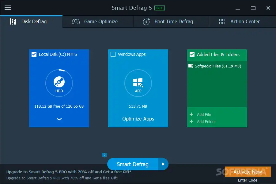 Download web tool or web app Smart Defrag