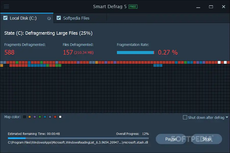 قم بتنزيل أداة الويب أو تطبيق الويب Smart Defrag