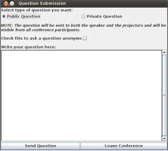 Download web tool or web app SmartMessageConference