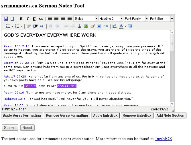 Descargue la herramienta web o la aplicación web Sermonnotes para teléfonos inteligentes