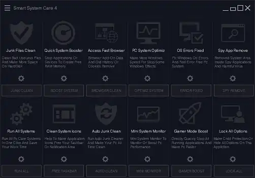 下载网络工具或网络应用程序 Smart System Care