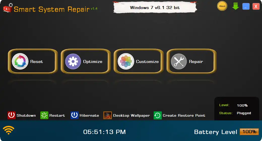 Descargue la herramienta web o la aplicación web Smart System Repair