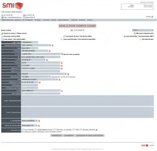 Download web tool or web app SMI (Services Maintenance Interventions)