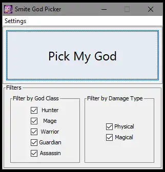 Download web tool or web app Smite God Picker to run in Windows online over Linux online