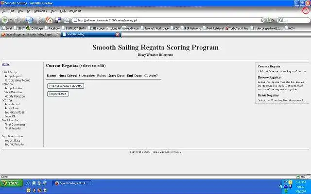 下载网络工具或网络应用程序 Smooth Sailing Regatta Scoring