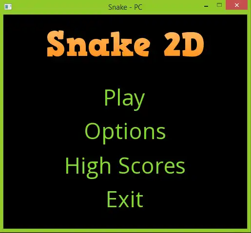 Download web tool or web app Snake PC to run in Windows online over Linux online
