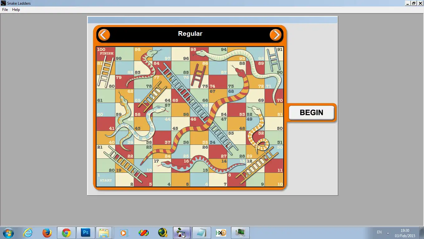 قم بتنزيل أداة الويب أو تطبيق الويب Snakes and Ladders للتشغيل في Linux عبر الإنترنت