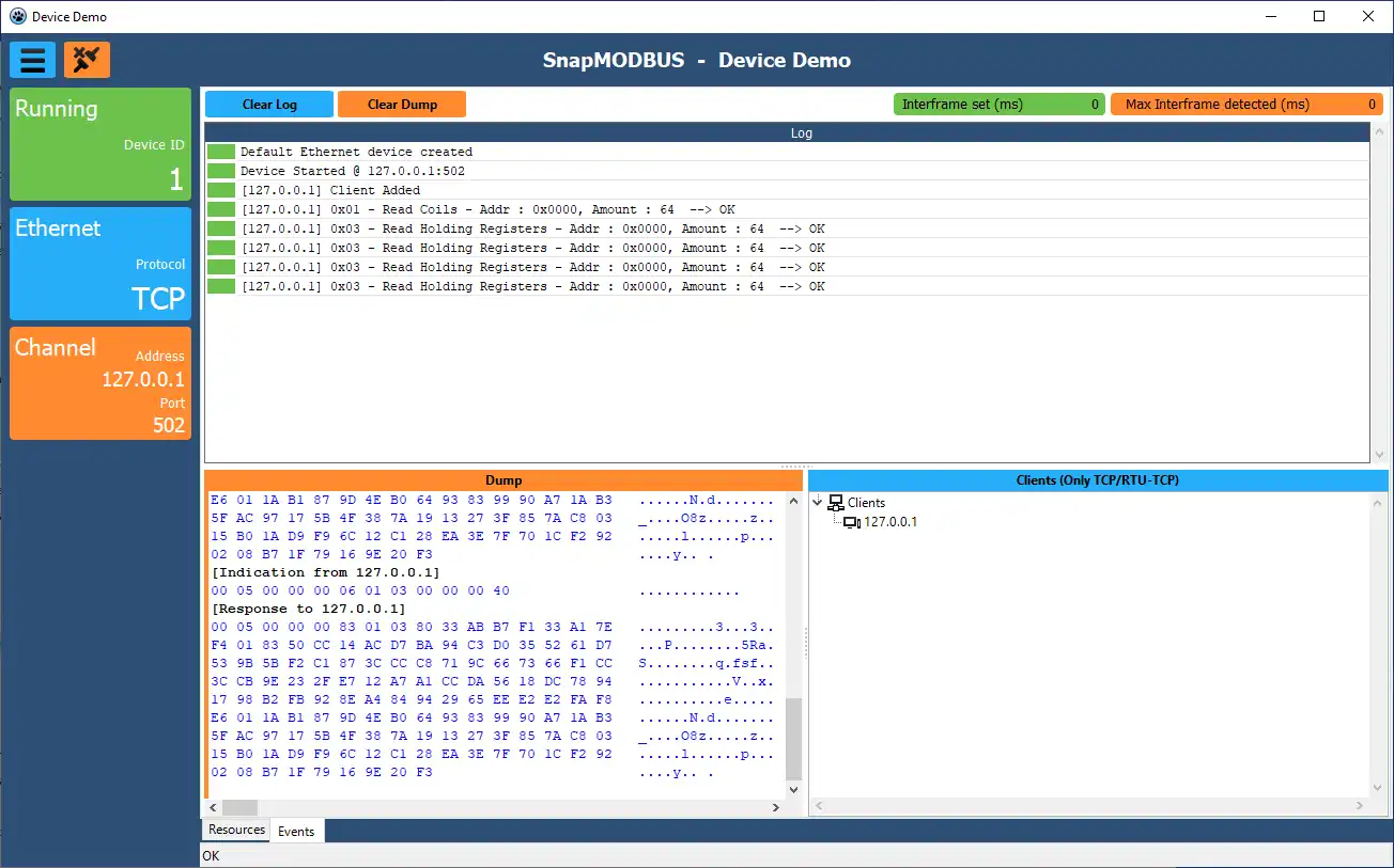 Unduh alat web atau aplikasi web SnapModbus