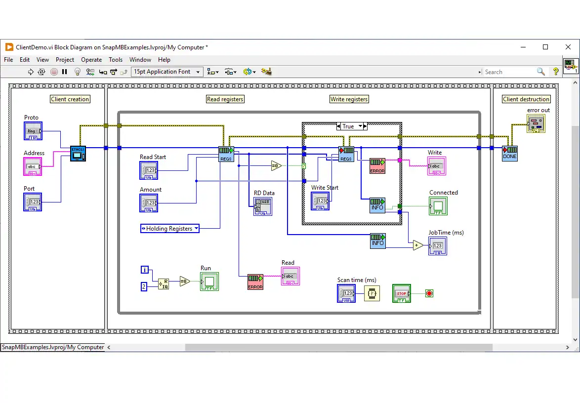 Download web tool or web app SnapModbus