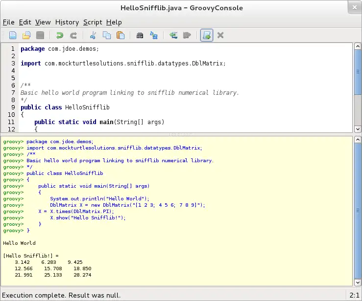 Scarica lo strumento Web o l'app Web Snifflib Numerical Library per l'esecuzione in Linux online