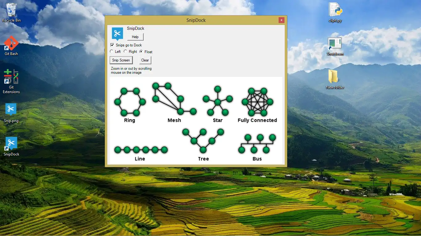 下载 Web 工具或 Web 应用程序 SnipDock