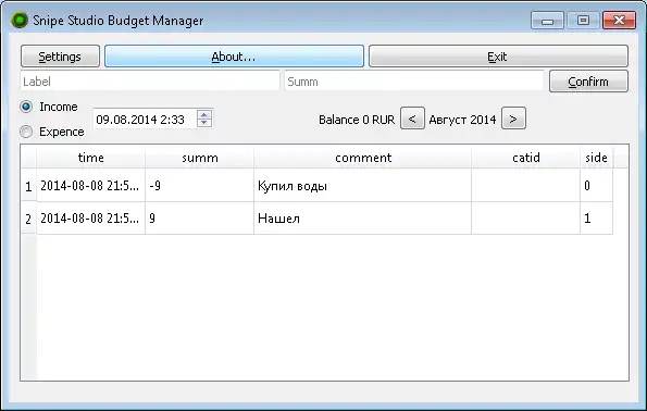Download web tool or web app Snipe Studio Budget Manager