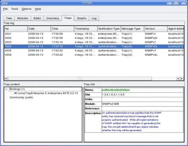 Download web tool or web app SnmpB