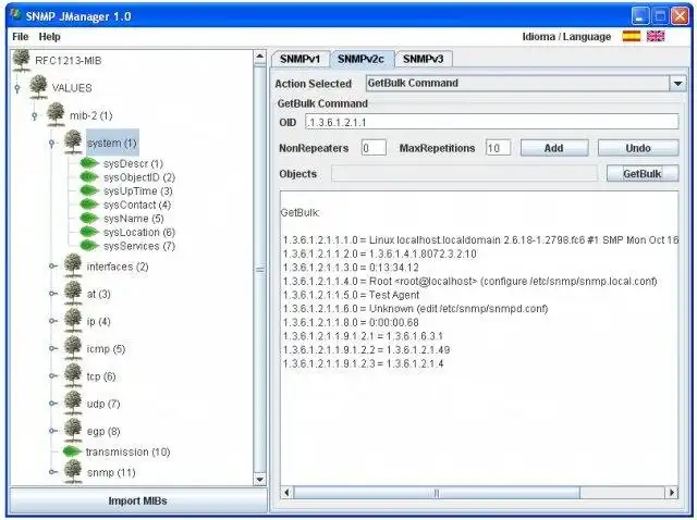 Download web tool or web app SNMP JManager