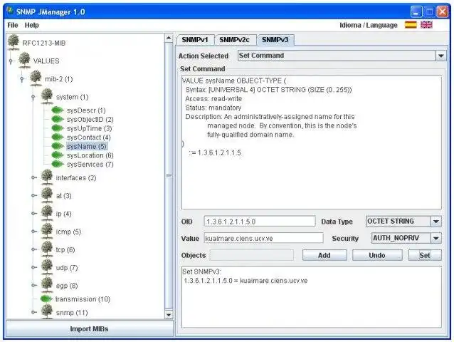 Download web tool or web app SNMP JManager