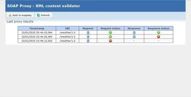 Download web tool or web app SOAP Proxy - XML content validator