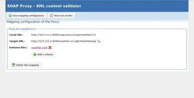 Download web tool or web app SOAP Proxy - XML content validator