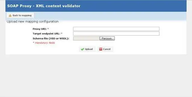 Download web tool or web app SOAP Proxy - XML content validator