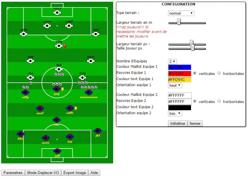 Unduh alat web atau aplikasi web soccerPitchTeamEdition