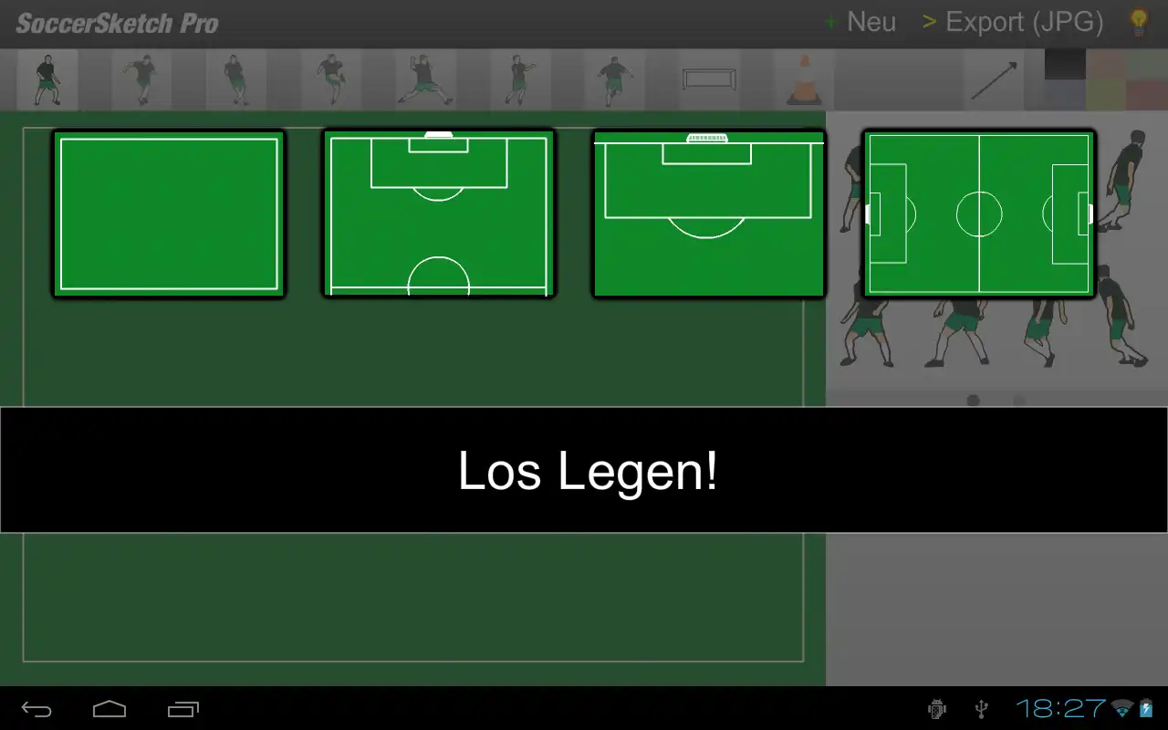 قم بتنزيل أداة الويب أو تطبيق الويب SoccerSketch