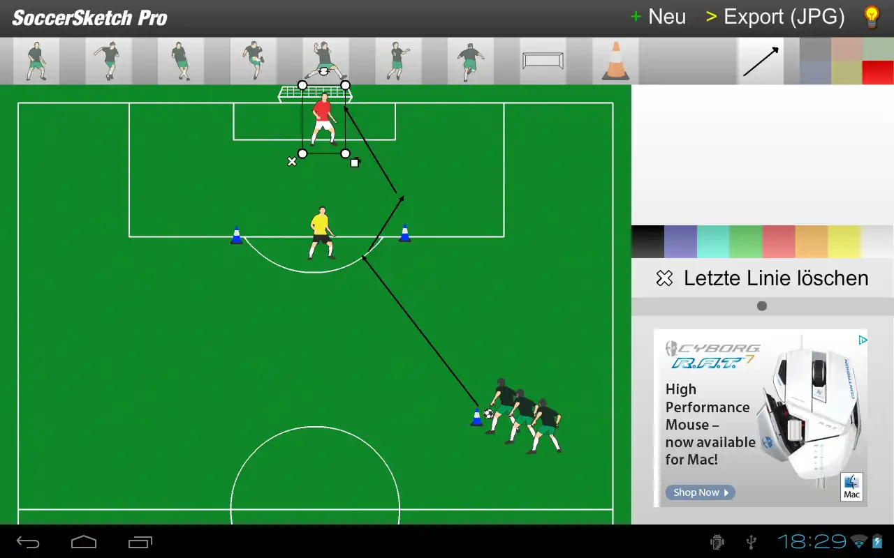 Download web tool or web app SoccerSketch