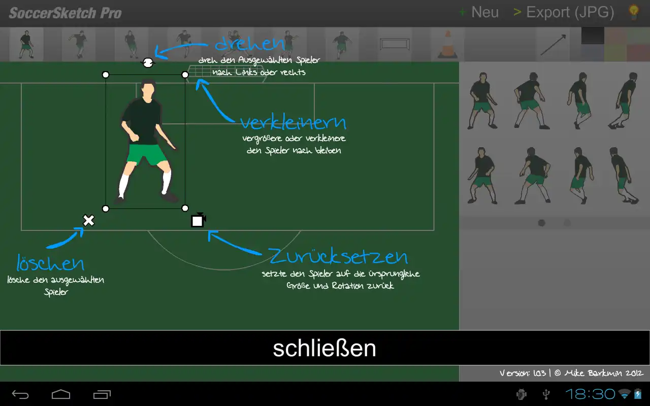 Download web tool or web app SoccerSketch