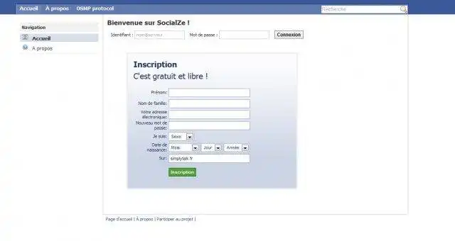 Download web tool or web app socialze