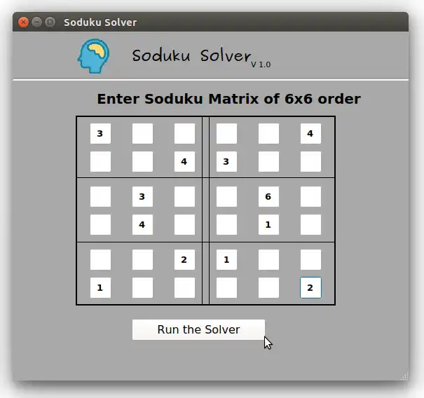 Linux 온라인을 통해 Windows 온라인에서 실행하려면 웹 도구 또는 웹 앱 Soduku-Solver를 다운로드하세요.
