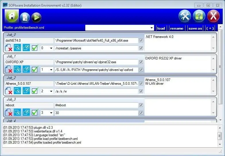 Download web tool or web app SofIE SOFtware Installation Environment